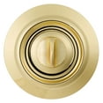 thumbnail image 4 of Brinks Keyed Entry Tulip Style Doorknob, Polished Brass Finish, 4 of 15