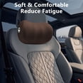 thumbnail image 5 of Hwkond Decorative Throw Pillows Car Headrests Car Memory Neck Pillows Car Neck Protectors Headrests,Brown, 5 of 5