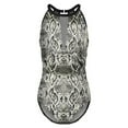 thumbnail image 3 of White Snakeskin Swimsuit Animal Print Swimwear One Piece Holiday Design Bodysuit Mesh Bathing Suits Wom Push Up Sexy Beachwear, 3 of 6