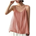 thumbnail image 2 of Xunlbb Tops for Women Under $5 Women's V-Neck Sleeveless Backless Shirt Sleeveless Tops for Women Under $5 M-3XL, 2 of 5