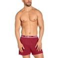 thumbnail image 2 of Champion Men’s Knit Boxers – 5 Pack Cotton Flex Underwear, Relaxed Fit with Button Fly, Sizes S–2XL, 2 of 5