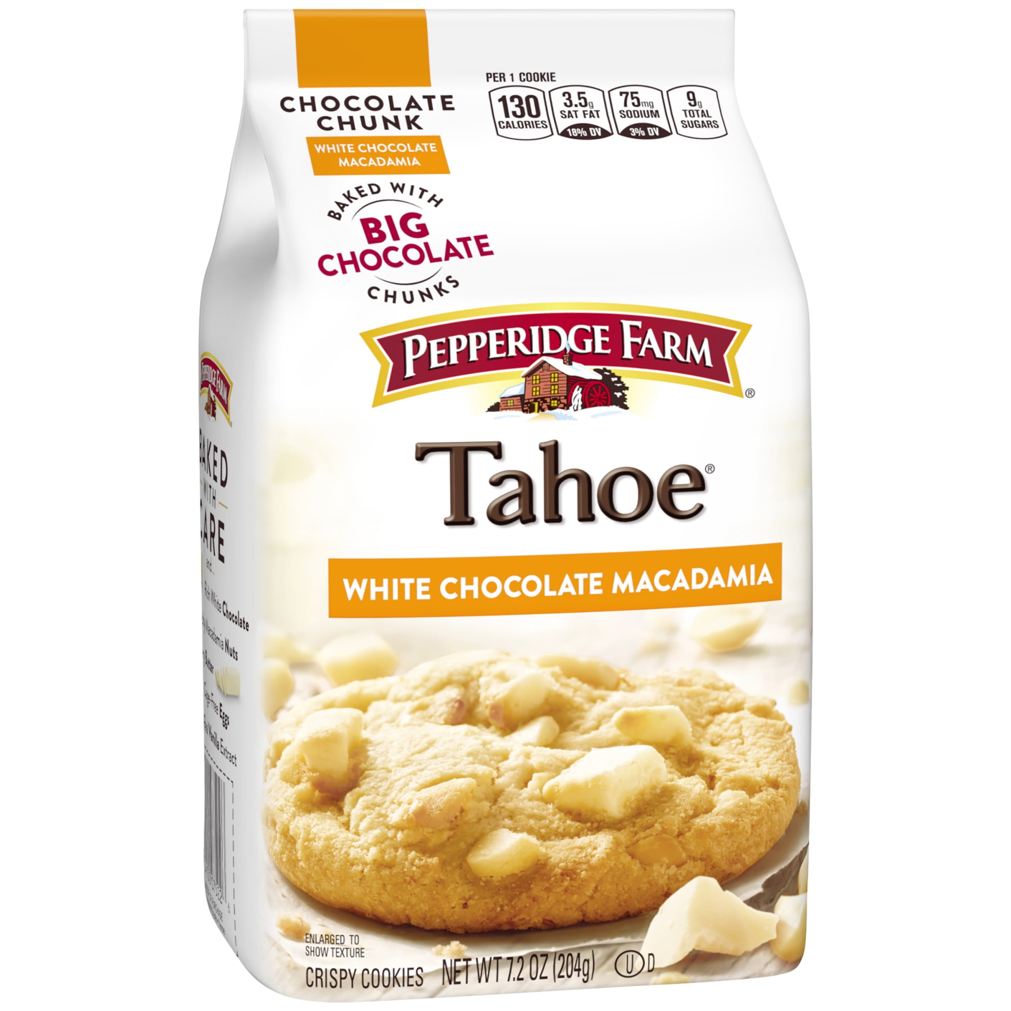 Pepperidge Farm Tahoe Crispy White Chocolate Macadamia Cookies, 7.2 oz