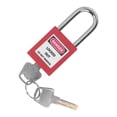 thumbnail image 3 of Gas Source Isolation Safety Lock, Lightweight Male Connector Pneumatic Lockout with Padlock for Industrial, 3 of 7