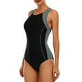 thumbnail image 4 of Beautyin Women's One Piece Athletic Racerback Swimsuit Slimming Bathing Suit, 4 of 5