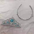 thumbnail image 4 of Conjunto de corona y varita de princesa con accesorios de princesa con purpurina para niñas, 4 of 12