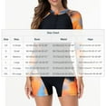 thumbnail image 2 of Lopeceal UPF 50+ Modest Long Sleeve Swimsuits for Women Bathing Suit Rash Guard Surfing One Piece High Neck Swimwear, 2 of 8