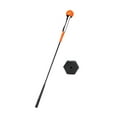 thumbnail image 2 of amleso Golf Swing Trainer Practical Practice Club Warm up Stick for Rhythm Distance Strength Flexibility Golf Equipment Orange, 2 of 10
