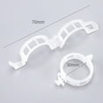 thumbnail image 2 of WEISIPU 50-300PCS Plant Support Clips Ties Veggie Trellis Stake Greenhouse Tomato Garden Tools, 2 of 7