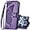 Purple, variant on Designed for Samsung Galaxy S24 Case Wallet,Women Flip Folio Cover with Butterfly Embossed PU Leather Stand Credit Card Holders Slots Wrist Strap Phone Case for Samsung S24 5G 6.1" (Purple)