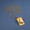thumbnail image 5 of EUEAVAN Gold Peacock Pendant Stainless Steel Necklace Jewelry, 5 of 7