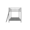 thumbnail image 4 of Mainstays Small Spaces Twin-over-Twin Low Profile Junior Bunk Bed, Silver, 4 of 12