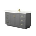 thumbnail image 3 of Wyndham Collection Wcf292960s-Qtz-Unsmxx Miranda 60" Free Standing Single Basin Vanity Set, 3 of 7