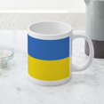 thumbnail image 5 of CafePress - Ukraine Flag Mugs - 20 Oz White Ceramic Mega Mug, 5 of 5