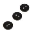thumbnail image 3 of 100 Round Resin Buttons for Tinkering, Sewing Buttons Buttons Set - Black, 3 of 9