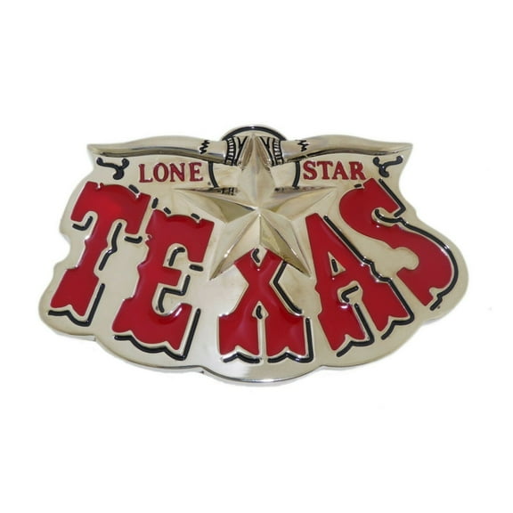 Lonestar Texas Text Belt Buckle Unisex Rodeo Costume Fashion New Rare