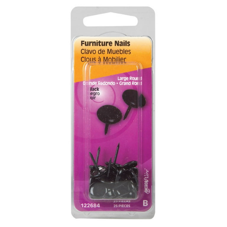 Hillman Large Brass-Plated Brass Furniture Nails 25 pk Hillman Large Brass-Plated Brass Furniture Nails 25 pk
