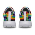 thumbnail image 4 of Rainbow Pride Shoes Men Women Fashion LGBT Sneakers Adult Lightweight Breathable Running Shoes White Size 4.5, 4 of 7