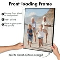 thumbnail image 7 of Americanflat 12x16 Front Loading Picture Frame with Shatter-Resistant Glass 3 Pack Metropolitan Photo - Black, 7 of 7