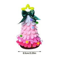 ZSBCMY DIY Christmas Tree Kit, Twisted Stick Craft Set, Pipe Cleaner Christmas Decorations, Fun Holiday Ornaments for Festive Decorating