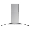 thumbnail image 3 of Streamline 36 in. Borsari Ducted Wall Mount Range Hood in Brushed Stainless Steel with Baffle Filters, Push Button Control, LED Lights, 3 of 9
