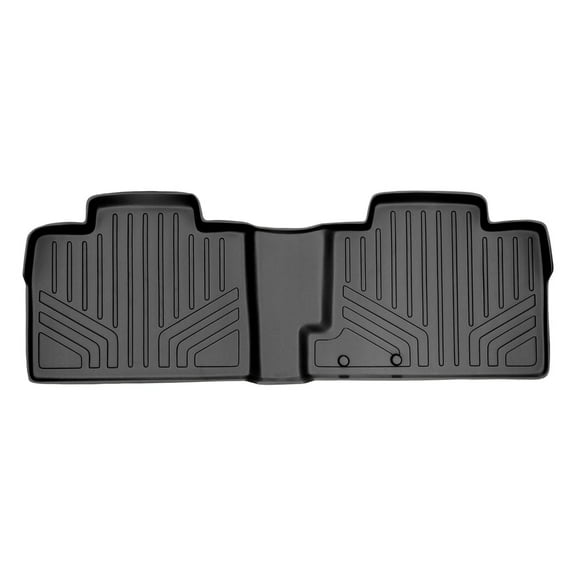 SMARTLINER Custom Fit Floor Mats 2nd Row Liner Tan Compatible With 2007-2014 Ford Edge / 2011-2015 Lincoln MKX
