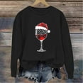 thumbnail image 2 of My Items Talove Long Sleeve Shirts for Women Funny Graphic Sweatshirt Women Fall Clothes Fall Tops Crewneck Casual Womens Tops Dressy Casual 3/4 Sleeve Christmas Shirts, 2 of 3