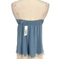 thumbnail image 2 of Eberjey Women's Blue Lady Godiva Lace Trim Camisole, Large, 2 of 2
