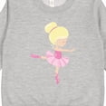 thumbnail image 3 of Inktastic Ballerina, Ballet Girl, Ballet Dance, Blonde Hair Toddler Sweatshirt, 3 of 4