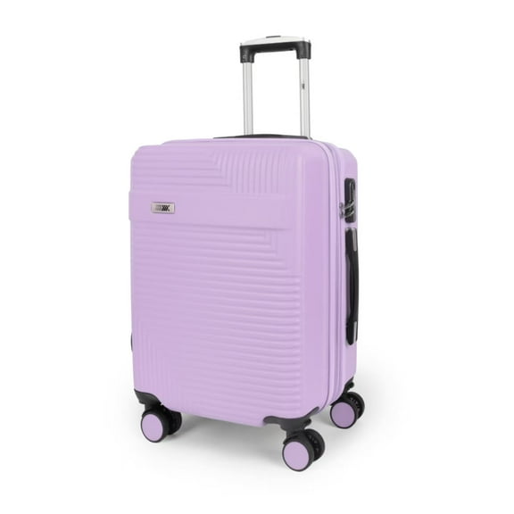 20 Inch Carry On Luggage for Airplane, Hardside Expandable Suitcase with 8 Spinner Wheels,Lightweight Durable Rolling Luggage for Men Women, Purple, WD588