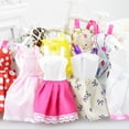 thumbnail image 5 of 32 unids/set muñecas ropa vestido de fiesta trajes con muñecas accesorios zapatos collares niños juguete regalos, 5 of 5