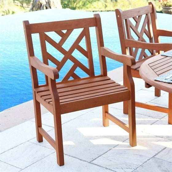 Outdoor Eucalyptus Wood Arm Chair - Eucalyptus Garden Furniture Care Outdoor Eucalyptus Wood Arm Chair - Eucalyptus Garden Furniture Care