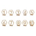 thumbnail image 1 of PENGXIANG 10Pcs Wedding Birthday Party Decoration Wooden Table Number Freestanding Dining Hall Custom Antique Cards Welcome Signs, 1 of 11