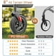 thumbnail image 4 of Andador con ruedas Soundfuse para personas mayores con asiento, plegable y ligero, con ruedas grandes de poliuretano de 20 cm, asiento ergonómico y doble ajuste de altura., 4 of 5