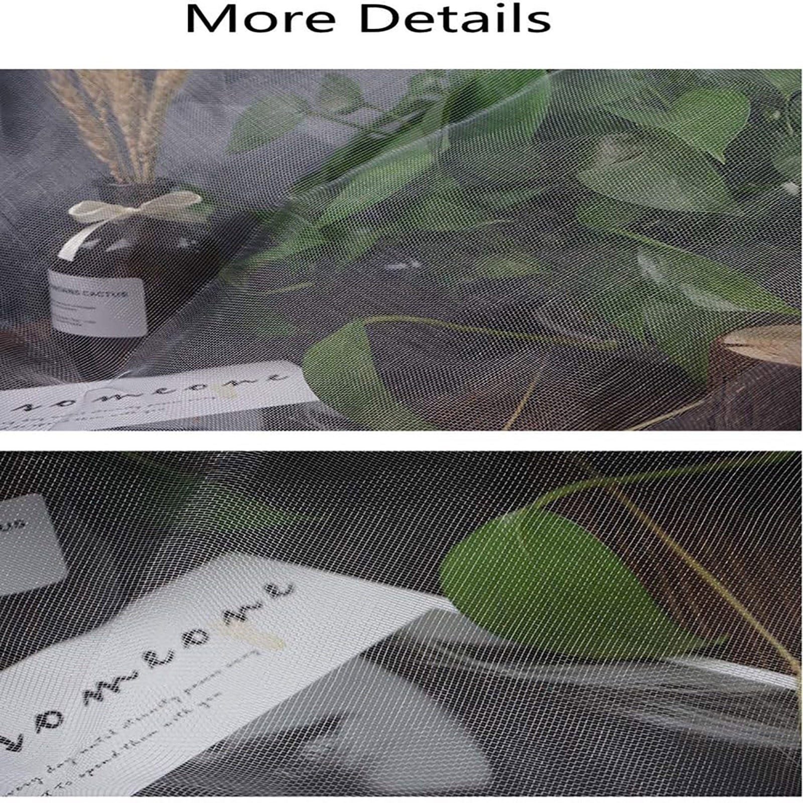 10x50Ft Garden Netting Barrier - Ultra Fine Mesh Covers for Vegetables, Fruits, Flowers - Bird & Pest Protection Net for Raised Beds, Greenhouse, Row Crops - Lightweight & Durable