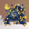 thumbnail image 5 of Yvsxxv 1Set EID Mubarak Decorations for Home, Gold Balloons Arch Garland Kit with Moon Star Balloons Eid Mubarak Backdrop Banner for Ramadan Islamic Party Decoration, 5 of 7