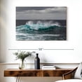 thumbnail image 3 of Elephant Stock Ocean Wave Pop Wall Art - Beach Canvas Canvas - 39" x 26", 3 of 8