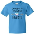 thumbnail image 3 of Inktastic Grandma and Grandpas Favorite- Heart Grandchild Youth T-Shirt, 3 of 5