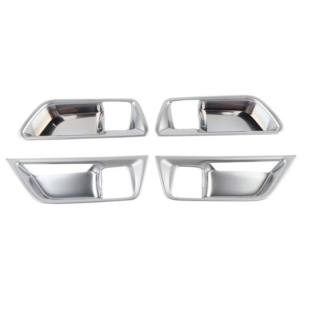 4pcs Interior Door Handle Trim Frame Protection Cover Fit for Harrier Venza XU80 2020 2021Matte Silver