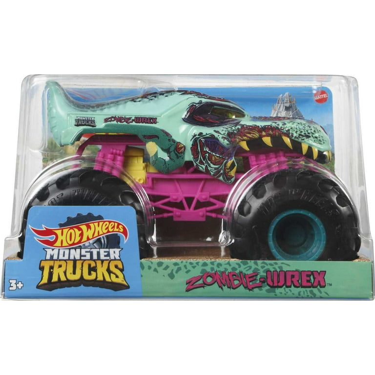 Hot Wheels Monster Trucks 1:24 Scale Mega Wrex Vehicle 