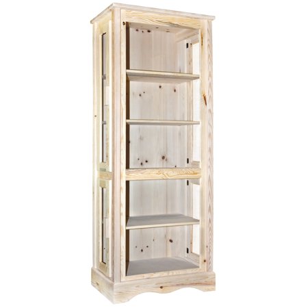 Homestead Curio Cabinet Unfinished Homestead Curio Cabinet Unfinished