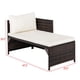 thumbnail image 5 of Zimtown Juego de Chat para Exteriores de 3 Piezas, Capacidad de Carga de Asiento, Juego Seccional de Mimbre de 330 Libras, Marrón, 5 of 10