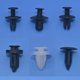 thumbnail image 2 of 100 piezas de pasadores de empuje de plástico para carrocería de automóvil, sujetadores de remaches, clip de moldura para ensamblaje de muebles automotrices, kit de tornillos de expansión con, 2 of 4