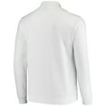 thumbnail image 4 of Men's Colosseum White Indiana Hoosiers Tortugas Logo Quarter-Zip Jacket, 4 of 4