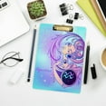 thumbnail image 7 of FMSHPON Zodiac Aquarius Clipboard Hardboard Wood Nursing Clip Board and Pull for Standard A4 Letter 13x9 inches, 7 of 7