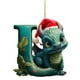 thumbnail image 1 of pstuiky Colgante navideño con letras de dinosaurio para bebé acrílico plano para árbol de Navidad decoración del hogar, 1 of 1