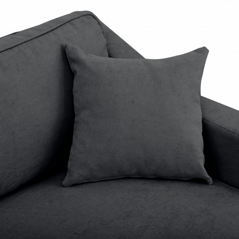 Modern Solid Cotton Linen Sofa Cushion Embrace Pillow 45x45cm/17.7