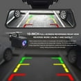 thumbnail image 4 of 10" 4K Rearview Mirror Backup Camera, 1080P Full HD Car and Truck Smart Mirror, Dual Front and Rear Cameras, Night Vision, Parking Assist, 4 of 13