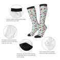 thumbnail image 6 of Lsque Watermelon Printed Crew Socks Men's Women's LightWeight Thin Casual Calf Socks ,Knee High Socks,Cotton Socks, 6 of 9
