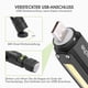 thumbnail image 5 of Linterna LED magnética recargable por USB COB súper transparente con cabezal giratorio de 90 °, 5 tipos de modos para acampar para niños Sailing Electrónica, 5 of 5