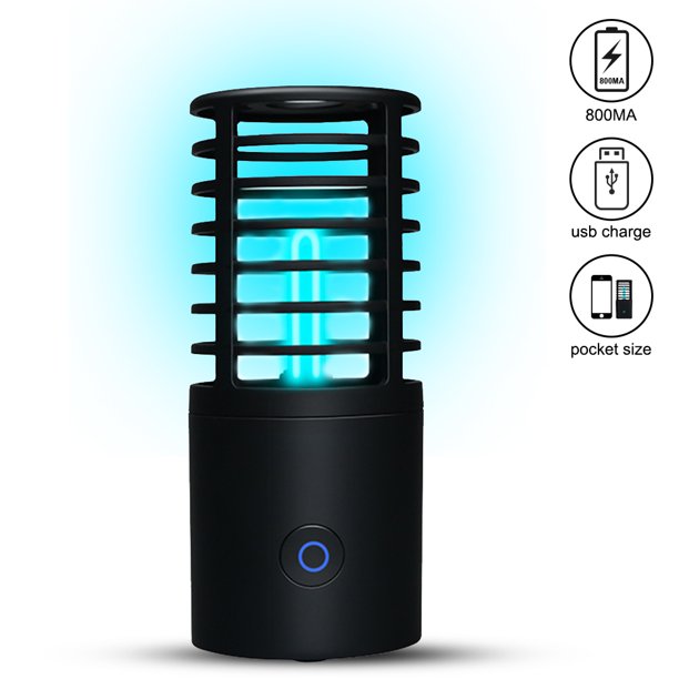 Mini UV Light Sanitizer, Portable UV Germicidal Lamp, USB Rechargeable